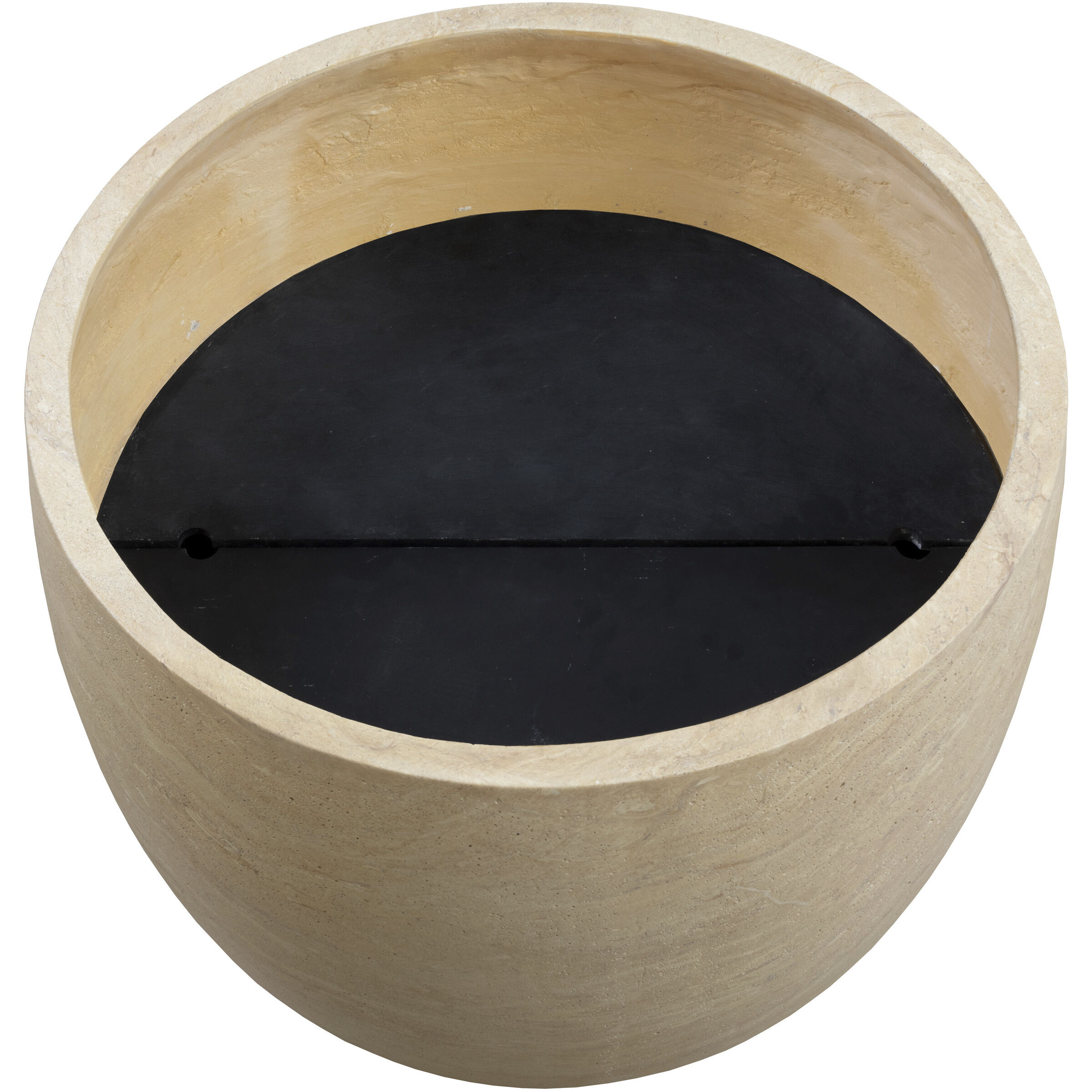 Aster Travertine Look Outdoor Planter